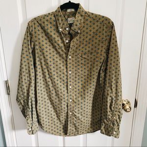 J Crew Men’s Printed Button Down Shirt